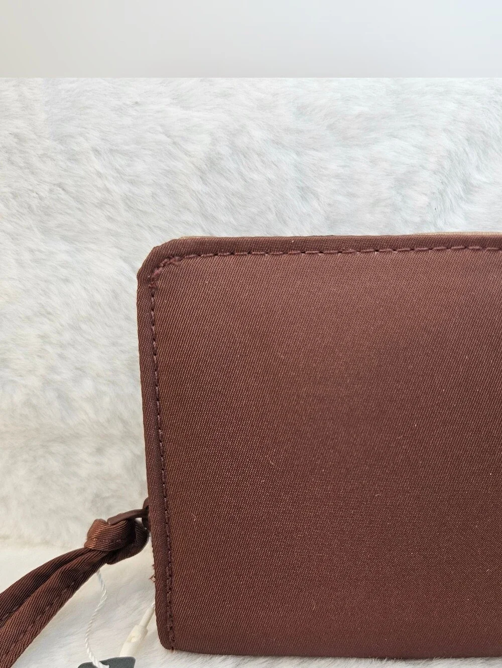 Vera Bradley Cinnamon Brown Zip-Around Wallet